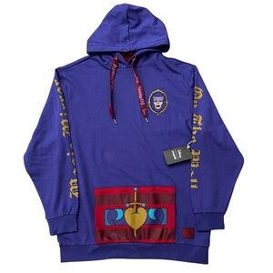 Loungefly x Disney Hoodie Unisex Size L Pullover Snow White Heart Box Purple NWT